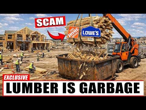Why 90% of Modern Lumber Is Garbage — Millions of Carpenters Are Boycotting Home Depot and Lowe’s