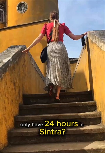 Only have 24 hours in Sintra, Portugal? Here’s how to experience its most magical palaces, castles, and gardens on a perfect day trip from Lisbon 🇵🇹✨⬇️ 🚆 Morning — Lisbon → Sintra • Early train from Lisbon (about 40 minutes) • Coffee pastel de nata or travesseiro in town to fuel up 🏰 Mid-Morning — Pena Palace • Arrive right at opening • A colorful hilltop palace straight out of a fairytale 🧱 Late Morning — Castelo dos Mouros • Medieval walls with sweeping views over Sintra’s hills and coast