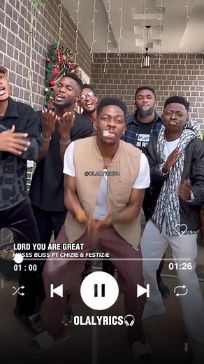 Lord You Are Great by Moses Bliss ft Chizie & Festizie Lyrics Video