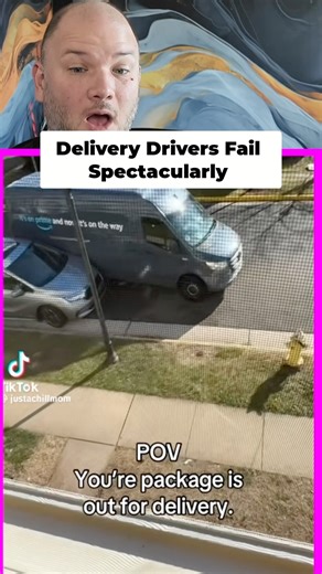 Amazon Prime Driver CRASHES into Van and Hit & Runs! #amazonprime #amazon #hitandrun #crash #crime #criminal | RockstarFlipper