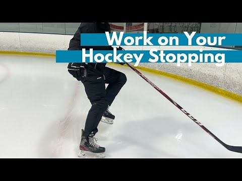 How To Hockey Stop: Beginner Adult Hockey Lessons