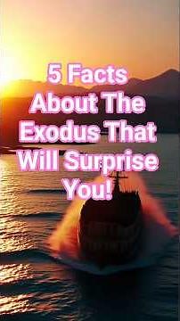 5 Amazing Facts About the Book of Exodus | Bible Explained in 60 Seconds #exodus #biblestudy