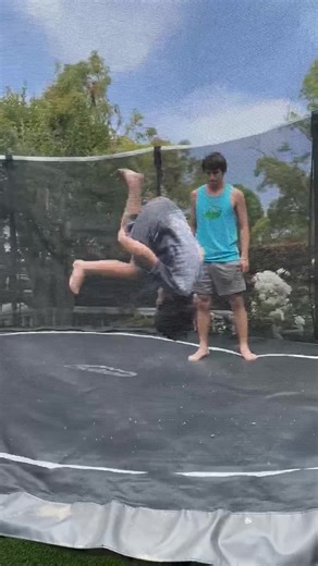 Trampoline Tutorial: 9-Year-Old Learns Webster Trick