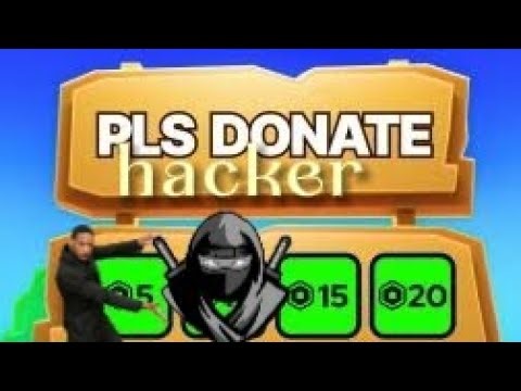 Pls donate robux hacker