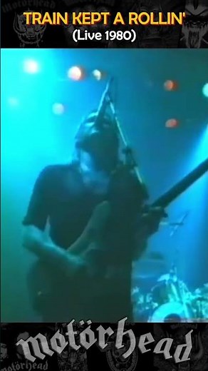 Motörhead - Train Kept a Rollin' (Live 1980) #motorhead #lemmy #heavymetal #rocknroll