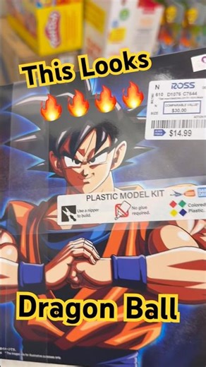 Bandai Dragon Ball Z Son Goku Model Kit Found at Ross?! 🐉⚡ ONLY $14.99!