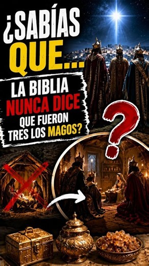 ¿SABÍAS QUE LA BIBLIA NUNCA DICE QUE FUERON 3 LOS MAGOS? 😱