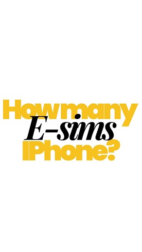 How many simcards or esims can your phone have at the same time?