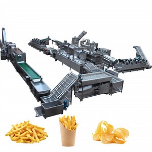 [Hot Item] フライドポテトチップス生産ライン フレンチフライ製造機 冷凍フライ加工プラント