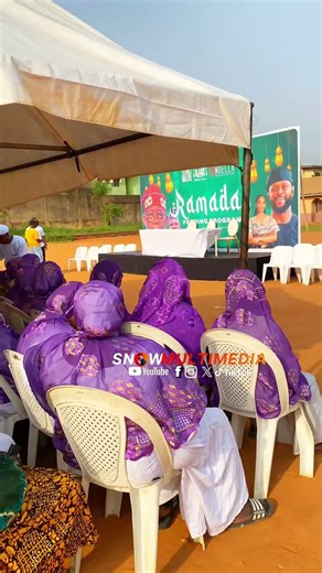 KOSOFE WOMEN SITTED TO RECEIVE LECTURE AND GIFT