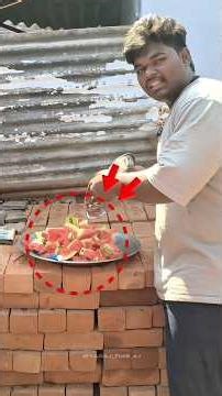 Full Watermelon-ah 200+ Pieces-ah? Mudiyuma? 🤔Challenge Accepted! 🍉🔥in Tamil #shorts