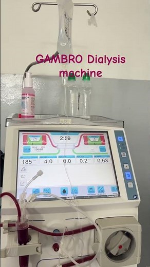 #GAMBRO dialysis machine #hemodialysis #hospital #dialysis #dialysismachine