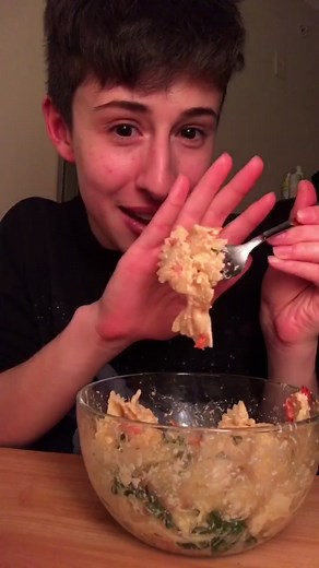 Delicious Feta Cheese Pasta Mukbang