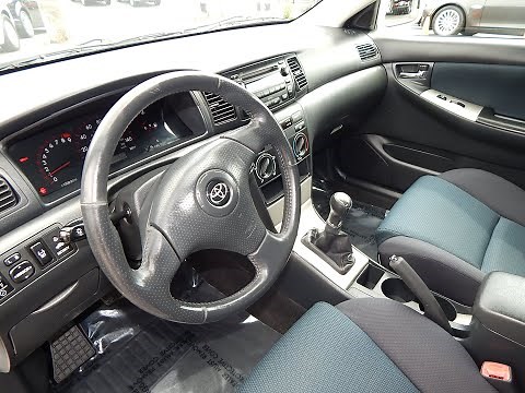 2005 Toyota Corolla XRS 6 speed video overview and walk around.