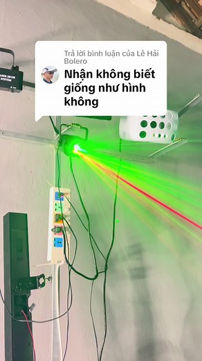 Trả lời @Lê Hải Bolero Đèn laser 64 hiệu ứng chớp ảo , cảm biến theo nhạc sử dụng cho bay phòng, phòng karaoke, phòng khách hoặc trang trí sân vườn
