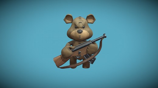 Tediz - Conker's Bad fur day - 3D model by David Blanco (@David_Blanco)