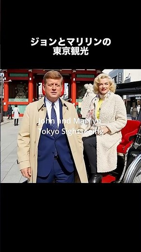 ジョン・F・ケネディとマリリン モンローの東京観光