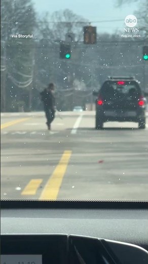 Shocking video shows axe attack in alleged road rage incident