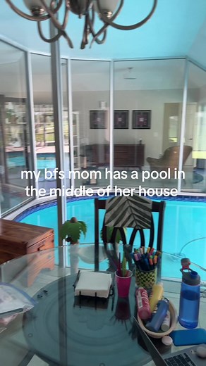 Unique Interior Pool Design in a Modern Home