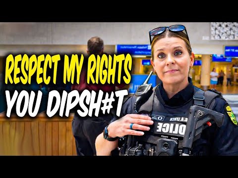 Female Officer Learns Citizens’ Rights the Hard Way — Cops Get OWNED | 1A Audit