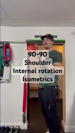 90-90 Shoulder Internal Rotation Isometrics