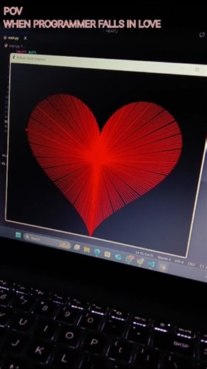 JUST CODE | Mention your Crush : ) . . Follow and dm for source code . . #viralreels #explorepage #foryou #coder #python #lovelanguages | Instagram