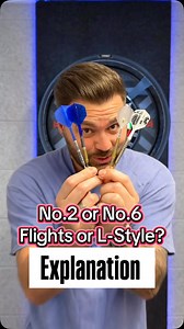 If you’re confused about the difference between a No.2 and No.6 Flight, fear not I’ve got you covered! #darts🎯 #dartfuldodger #lstyle #dartsreview | Lloyd Freeman