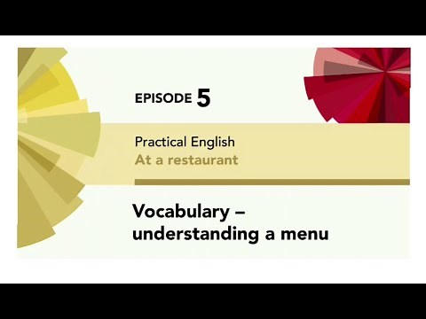 English File 4thE - Elementary - Practical English E5 - At a restaurant - Vocabulary