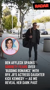 1M views · 4.2K reactions | #BenAffleck's inner circle is getting worried over his rumored romance with Kick Kennedy. Link below for exclusive details. (: MEGA) bit.ly/3Z6FdzZ | Radar Online | Facebook