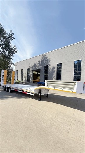 2026 New Design Full Width Gooseneck Lightweight Lowbed Trailer in Tanzania