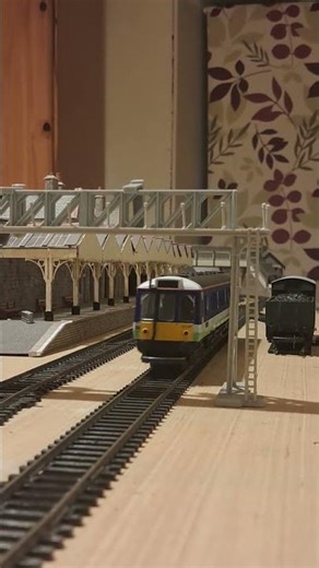 OO gauge Class 121 passing on the Model Railway