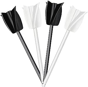 4 Pcs Resin Mixer Paddles for Resin Drill, Epoxy Mixer Attachment for Drill, Paint Mixer/Paint Stirrer for Mixing Resin, Epoxy, Silicone Molds