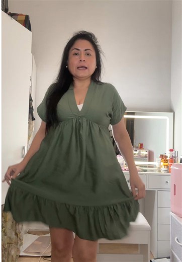 UTOPYA Vestido Santillana | Moda Mujer | Vestidos Informales | Favorece la Silueta con Comodidad Informal | Corte Holgado @Utopya Shop #ofertaparati #DescubreTikTokShop #creatividadentiktok #tikTokshopWinterSale