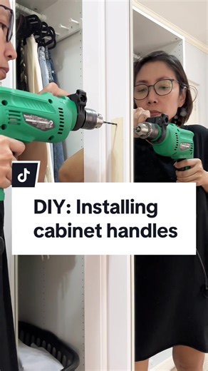 DIY: Installing Cabinet Handles | Woodworking Homemaker