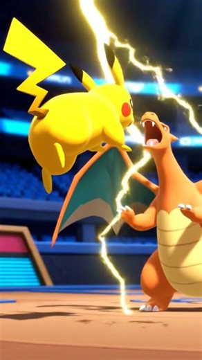 pikachu vs Dragon 🐉