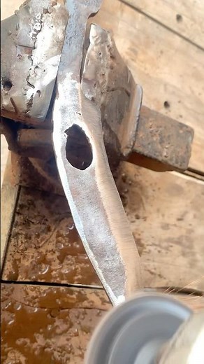 Rusty Knife Restoration in 57 Seconds 🔥 | From Scrap to Sharp Blade#Shorts