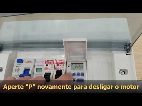 Como programar o timer digital da piscina