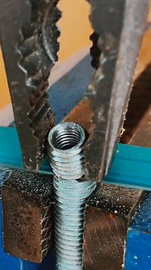 Great tips for connecting threaded rod to iron bar #tipsandtricks #tips #DIY Great Tips for Connecting Water Pipes Without Fittings #tipsandtricks #tips #DIY #asmrvideo | AB Channel