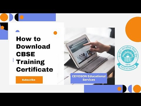 How to Download CBSE Training Certificate | Online CBP or Offline CBP