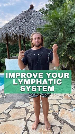Improving your lymphatic system does not require an expensive rebounder trampoline or a massage. Jumping up and done, Star jumps, and physical activity such as skipping a rope yield excellent results in moving your lymph fluid while using your muscles and bones 🦴 to create a DC electric current. So, while being stationary = nothing. But simple acts of jumping or skipping stimulate your whole body, especially the lymphatic, to circulate and drain in nodes and then recirculate back to the liver t