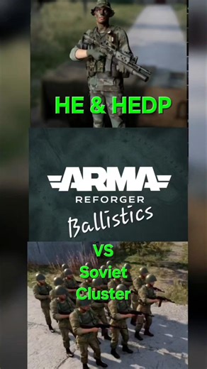 Arma Reforger 1.6 HE&HEDP VS Soviets AI #armareforger #shorts #gaming #xbox #ps5 #pcgaming