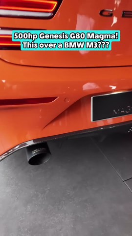 carwow | Powered by a 500hp twin-turbo V6 the Genesis G80 Magma is one spicy car 🔥🌶️ | Instagram
