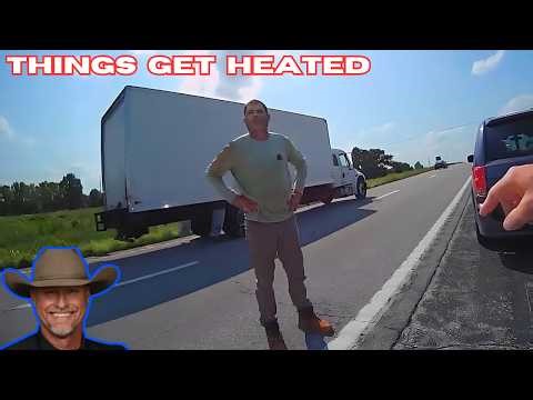 Man Challenges Officer in The Roadway, Gets Karma
