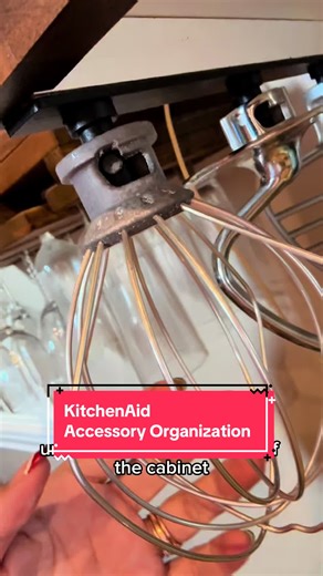 Effortless KitchenAid Accessory Attachment Organizer