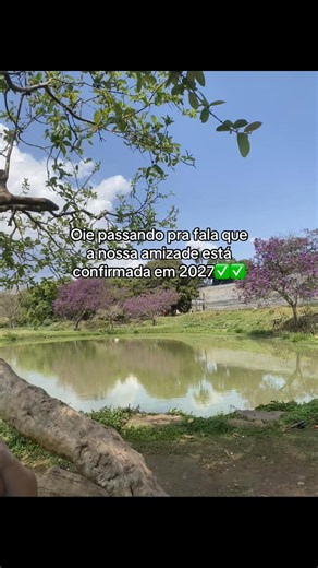 Nossa amizade confirmada em 2027: mensagem divertida