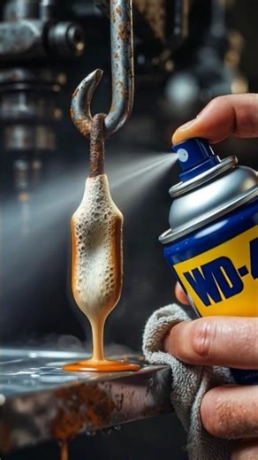 Rusty Small Metal Hook Restoration | WD-40 Satisfying Cleaning #rustremoval #viral #rustcleaning