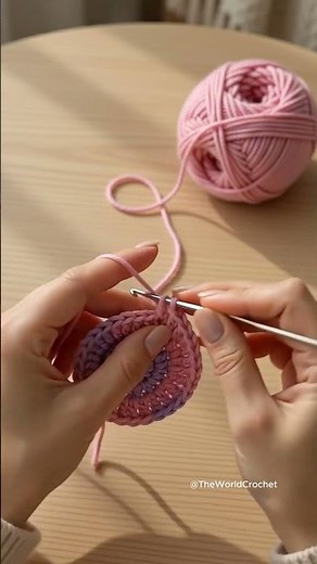 Easy DIY Crochet Rose Tutorial 🌹✨Make a flower that lasts forever! 🧶 Perfect for gifts or home decor