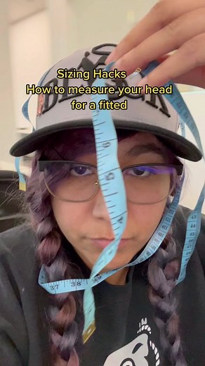 How to measure your head for a fitted hat 🧢#hatclub #59fifty #youaskedforit #hatclubhacks #howto #fitted #hatsunemikucosplay