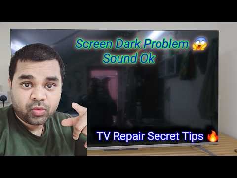 TCL smart Tv back lithe change kaise karen | full Repir video 🔥🔥