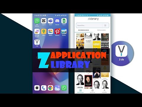 Acceder à Z library en un clique avec l'application Mobile